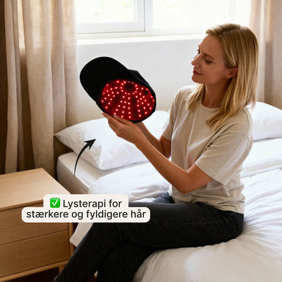 LED hårterapi-hat – Mod hårtab