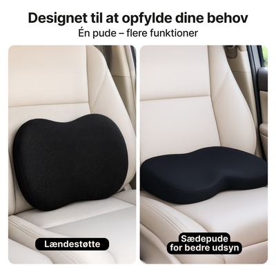 Memory foam sædehynde til bil