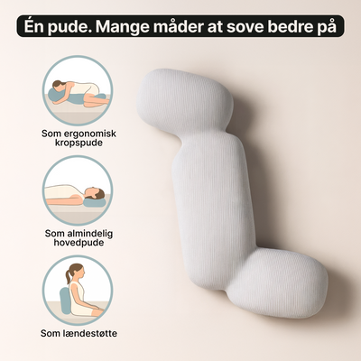 Ergopillow – Ergonomisk pude til sidesøvn
