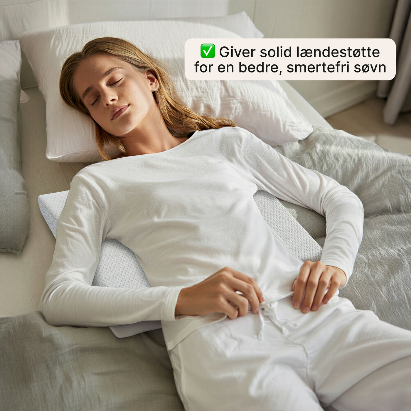 LumbarPillow – Rygstøtte til søvn