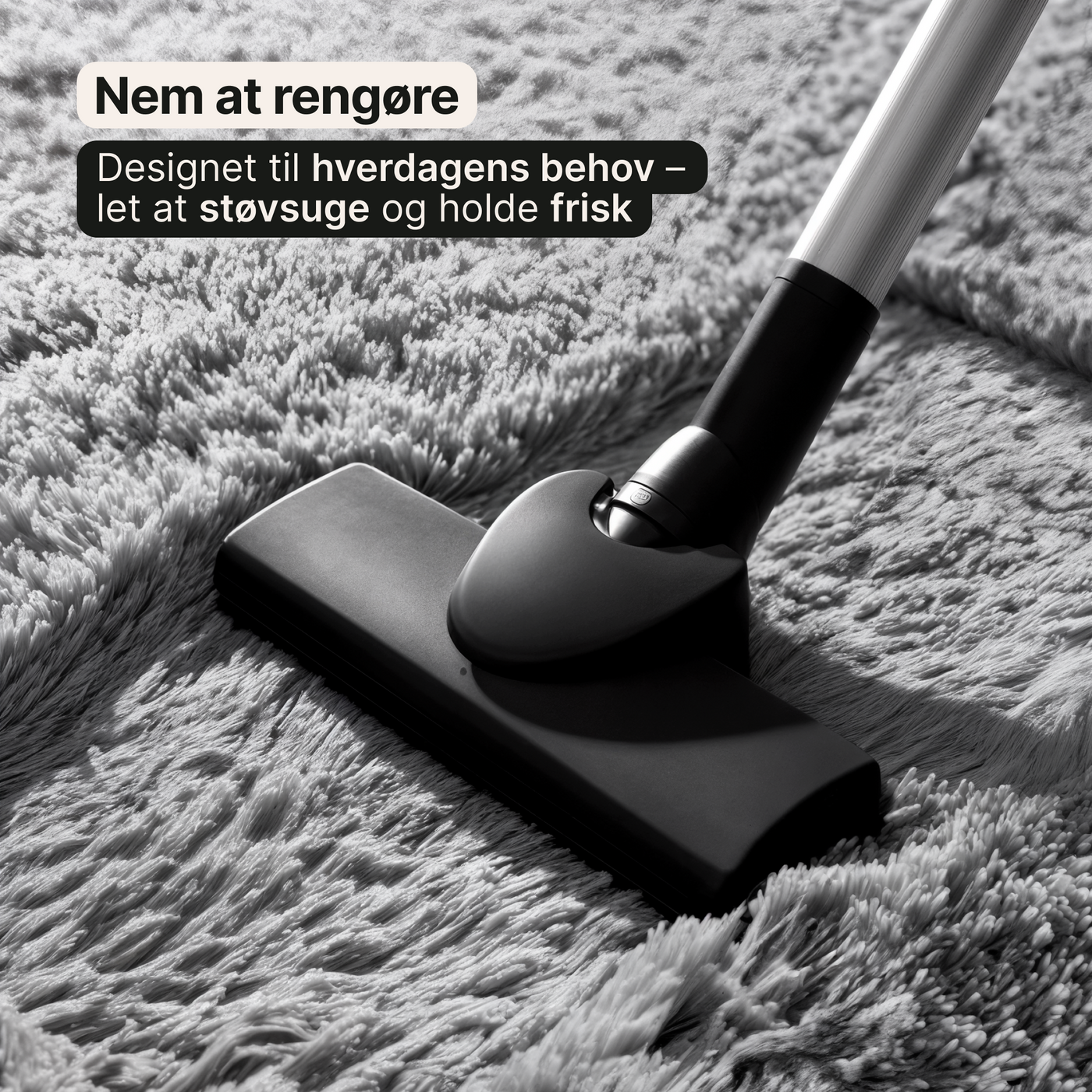Luxuriøst Fluffy Tæppe - Blødt og skridsikkert til enhver indretning