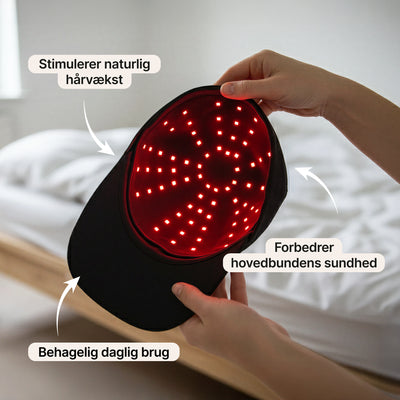 LED hårterapi-hat – Mod hårtab
