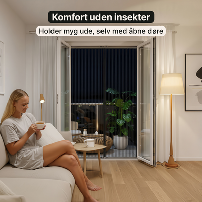 Magnetisk skærmdør – Holder insekter ude