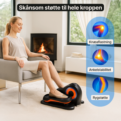 Elliptisk pedaltræner med fjernbetjening