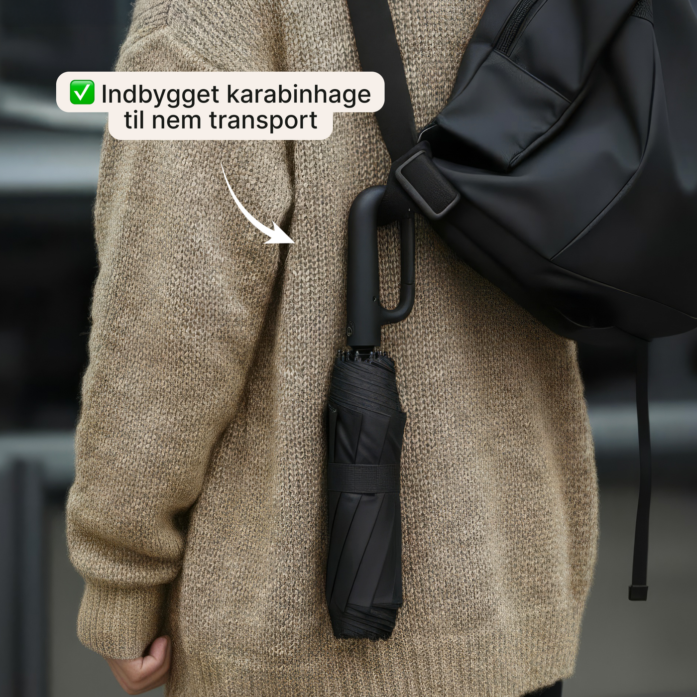 AutoUmbrella – Vind- og regnbeskyttelse