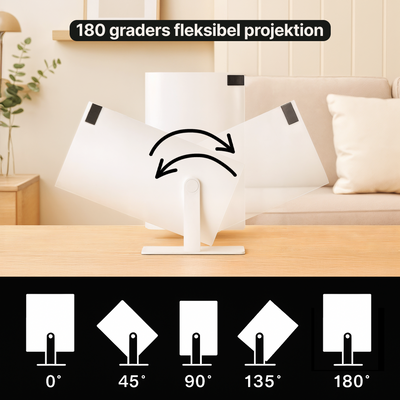 SmartProjektor – Bærbar projektor med 4K