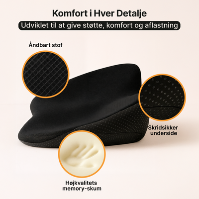 Memory foam sædehynde til bil