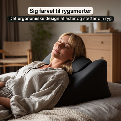 Ergonomisk Ryg- og Nakkepude - Optimal støtte for bedre kropsholdning