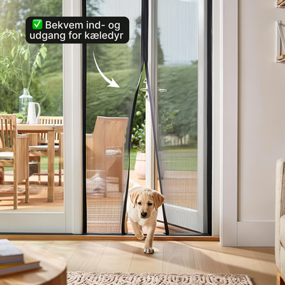 Magnetisk skærmdør – Holder insekter ude