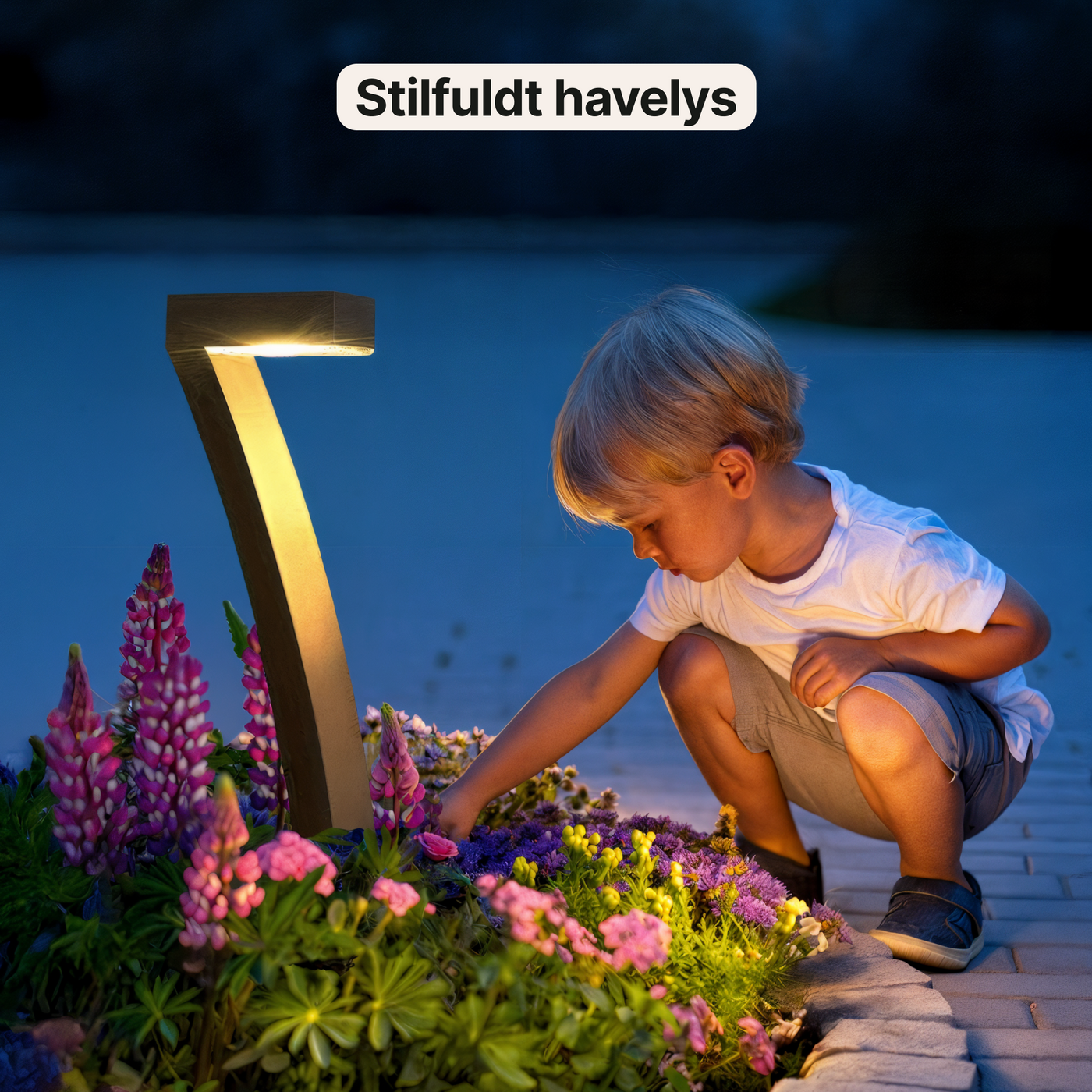 Solcellelamper til haven – 4 stk