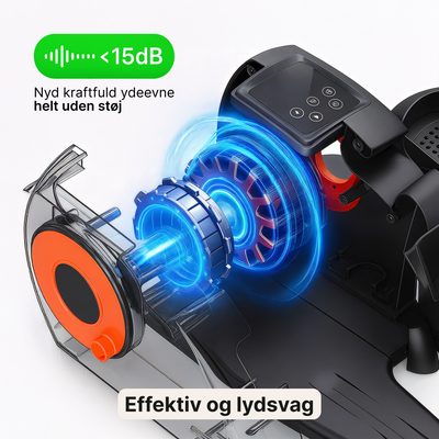 Elliptisk pedaltræner med fjernbetjening