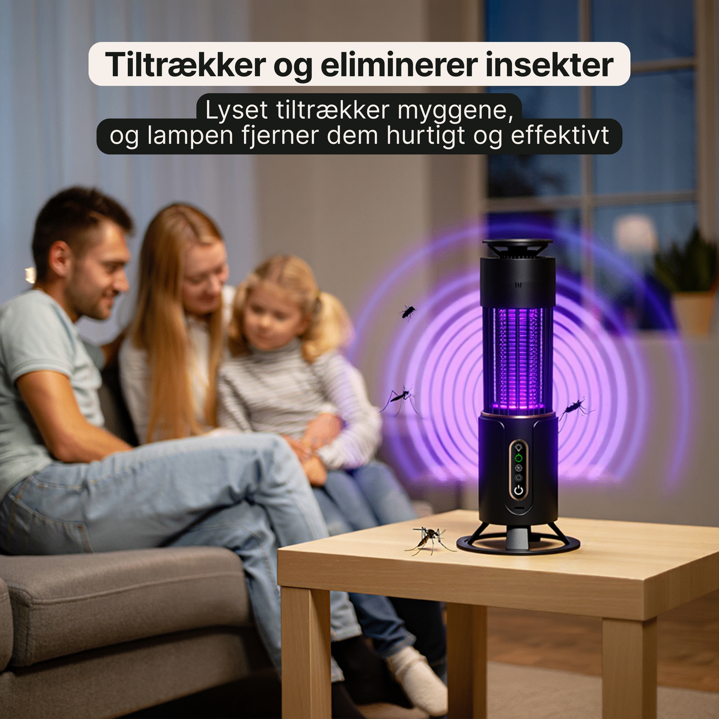 Elektrisk myggelampe – Udendørs myggefanger