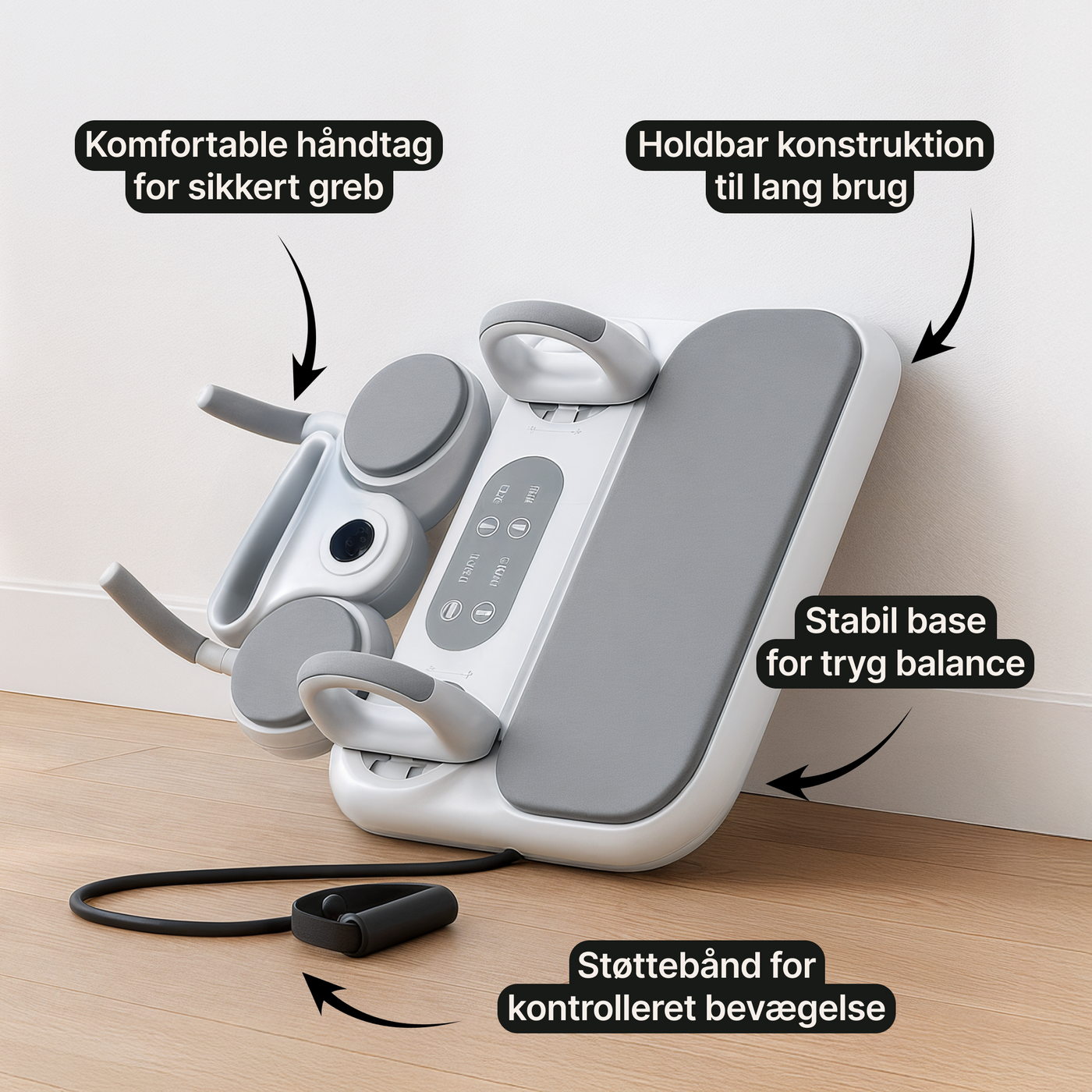 Mavehjul – Multifunktionel træningsplade