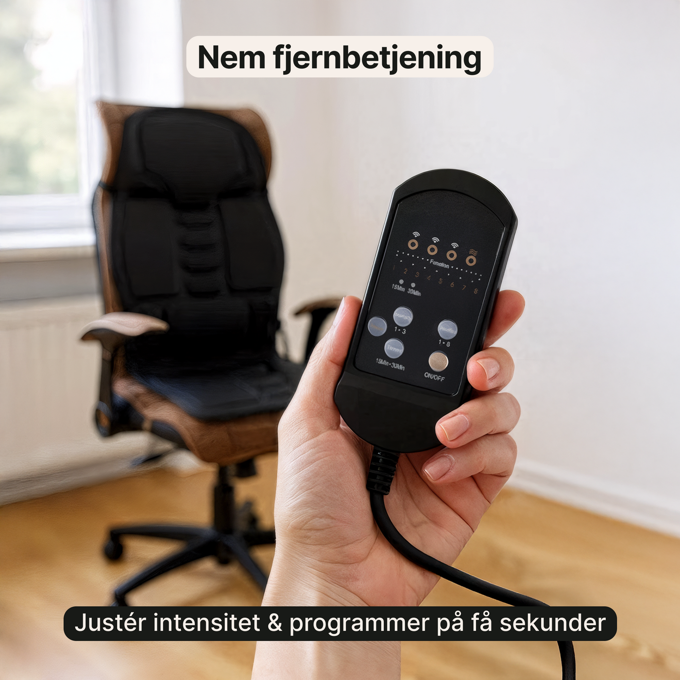 Massagestol med varme