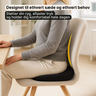 Memory foam sædehynde til bil