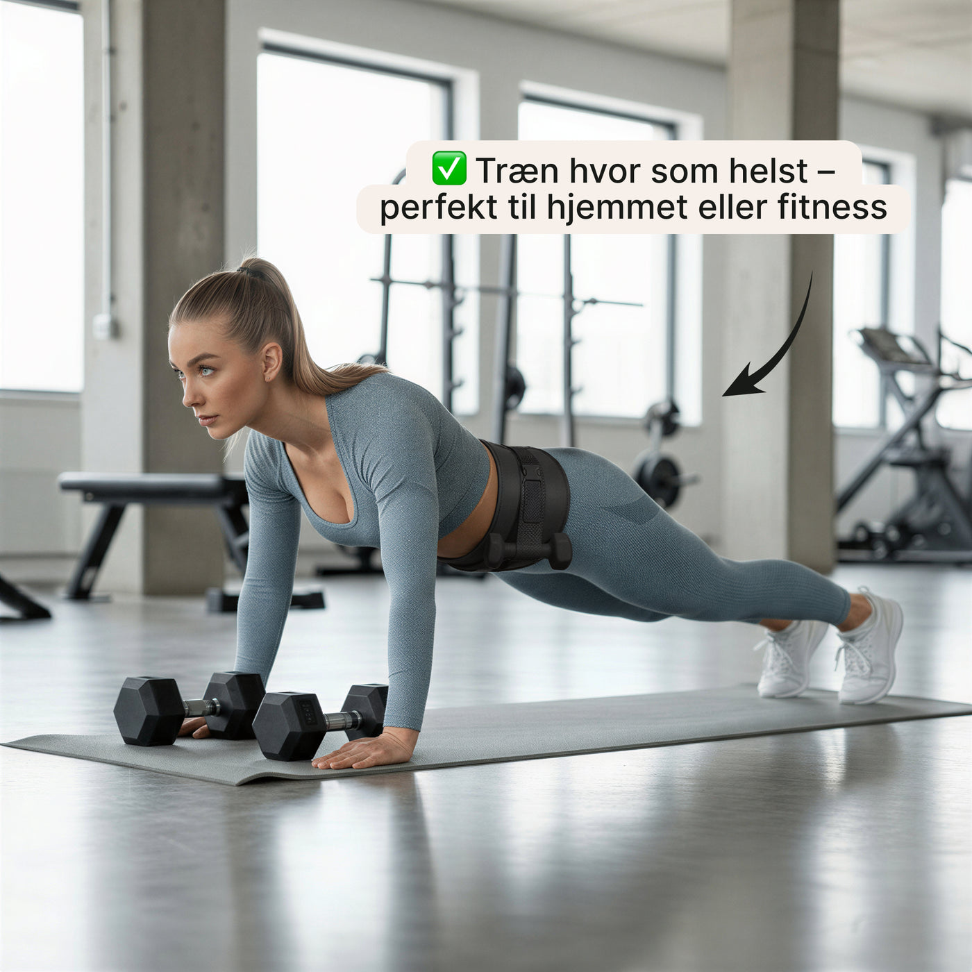 Hip Thrust Bælte – Vægttræningsbælte