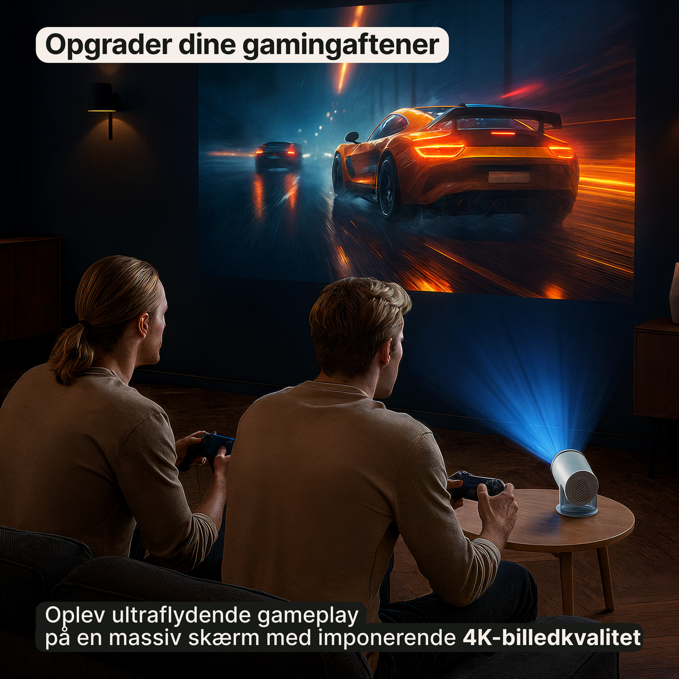 SmartProjektor – Bærbar projektor med 4K
