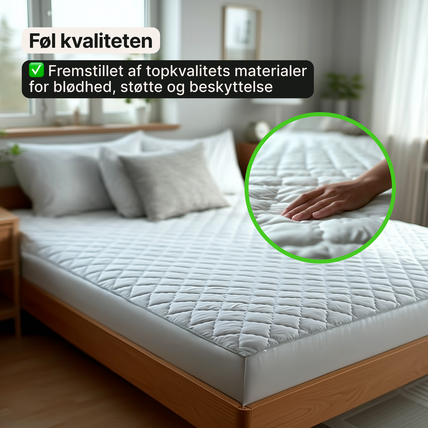 Vandtæt madrasbeskytter