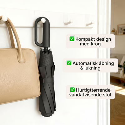 AutoUmbrella – Vind- og regnbeskyttelse