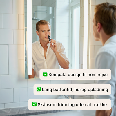 Næsehårstrimmer – Elektrisk barberapparat