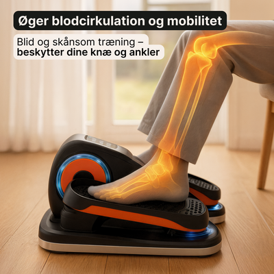Elliptisk pedaltræner med fjernbetjening
