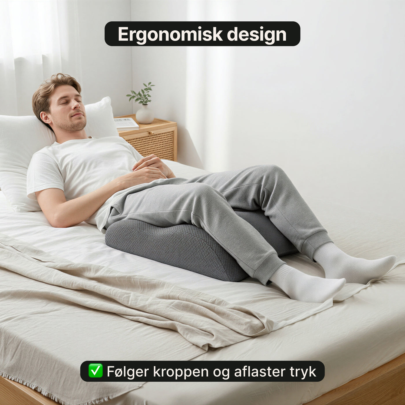 Benpude – Memory foam støtte