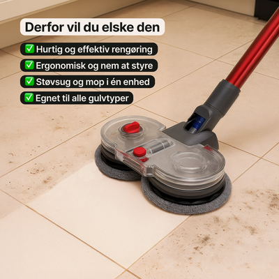 Moppehoved til Dyson – Støvsugning og gulvvask i ét