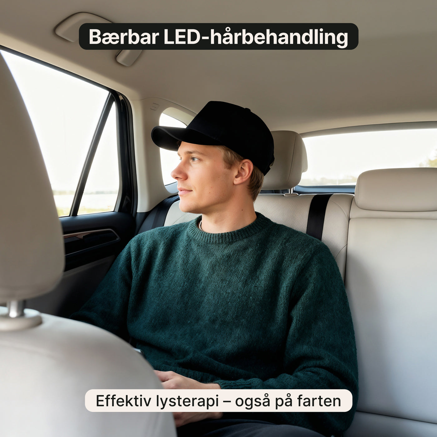 LED hårterapi-hat – Mod hårtab