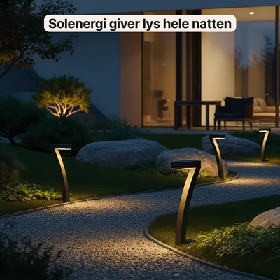 Solcellelamper til haven – 4 stk