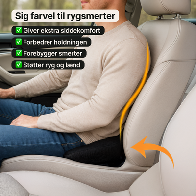 Memory foam sædehynde til bil