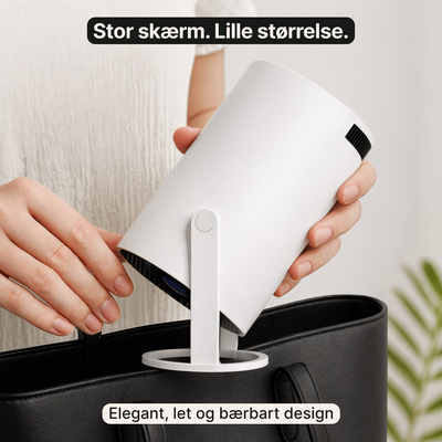SmartProjektor – Bærbar projektor med 4K