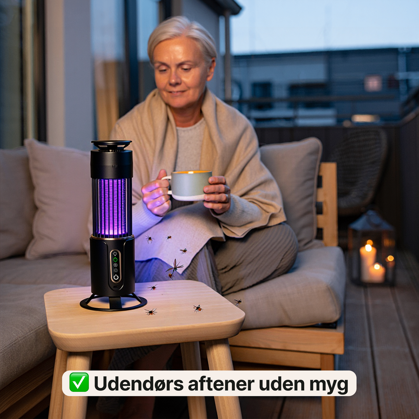 Elektrisk myggelampe – Udendørs myggefanger