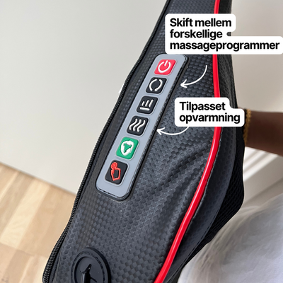 HeatFlow™ – Massagepude med Varme og Vibration