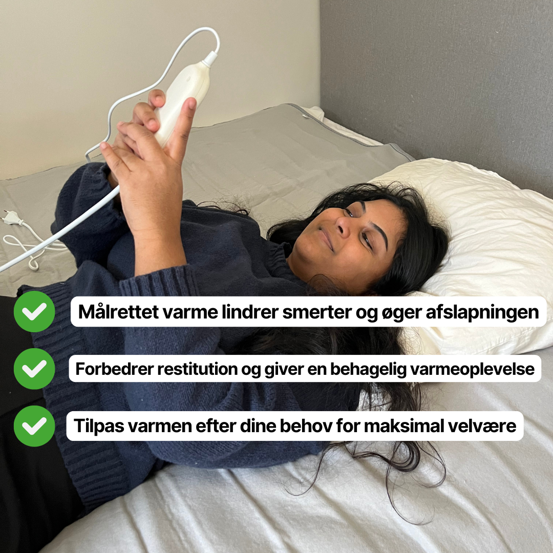 HeatZone™ – Smart Varme Tæppe med Dobbelt Temperaturkontrol - 2m x 1,8m