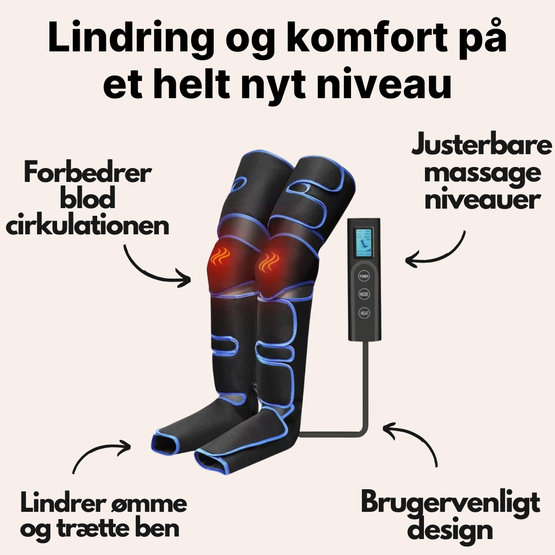 LegRelief+ - Kompressionsstøvler der lindrer smerter og spændinger