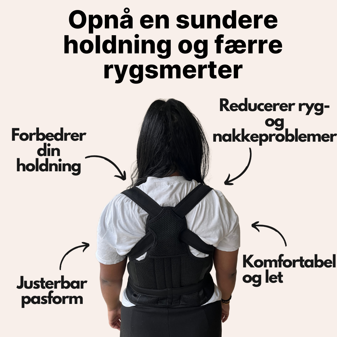 PosturePro+ - Din perfekte støtte til en sund ryg og korrekt holdning