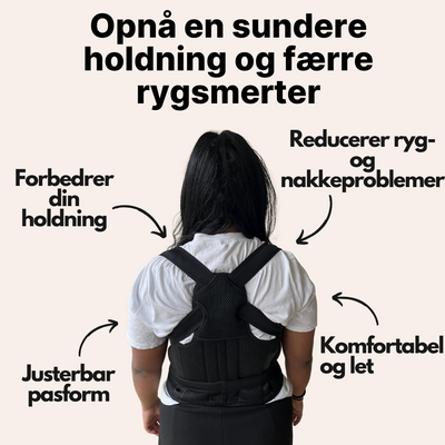 PosturePro+ - Din perfekte støtte til en sund ryg og korrekt holdning