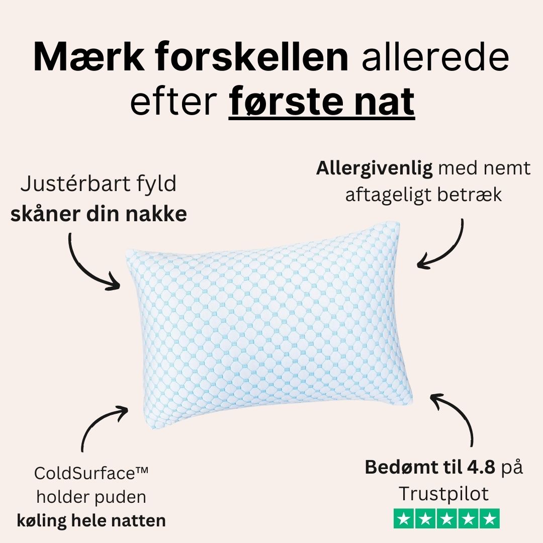 ComfortPillow 2.0 - Den justerbare hovedpude (PAKKETILBUD 2 STK.)