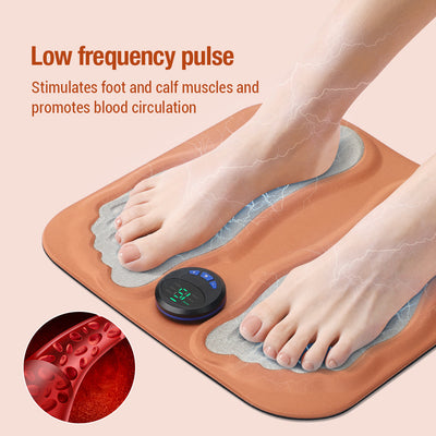 3D-fodmassageapparat fodpude mikrostrømspuls kalvefodmassageapparat EMS mikrostrøm fodmassagepude