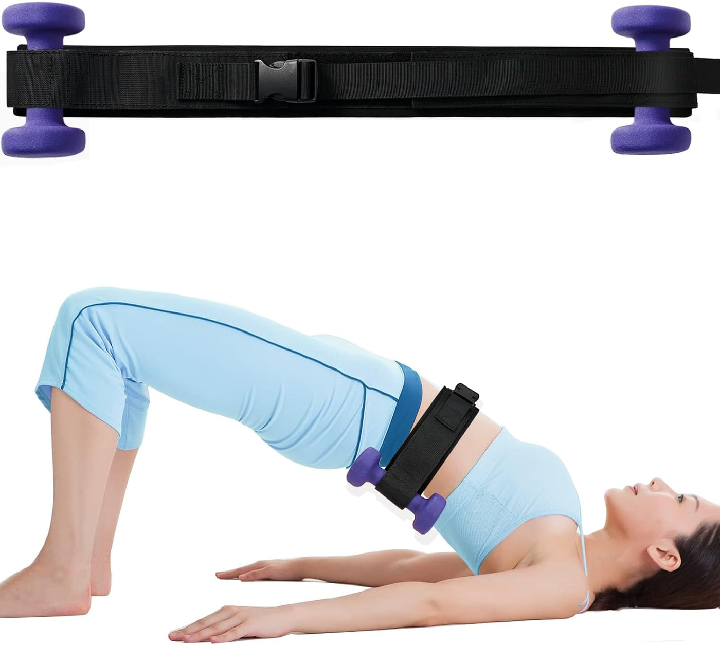 Pro-Grade Hip Thrust Belt – Forbedr styrketræning, kropsøvelser og pilates med håndvægte og kettlebells