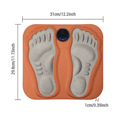 3D-fodmassageapparat fodpude mikrostrømspuls kalvefodmassageapparat EMS mikrostrøm fodmassagepude