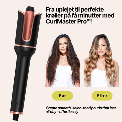 CurlMaster Pro™ – Salonklare krøller med ét tryk