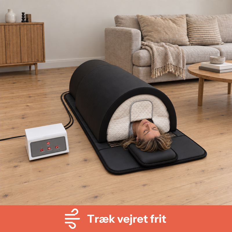 En sauna, du kan trække vejret i