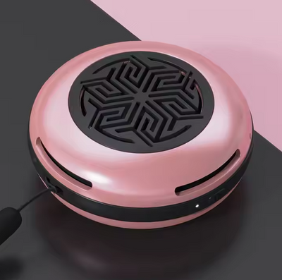 Bærbar aroma diffusor luftfrisker rund hjem lys luksus kompakt ren æterisk olie aroma diffusor