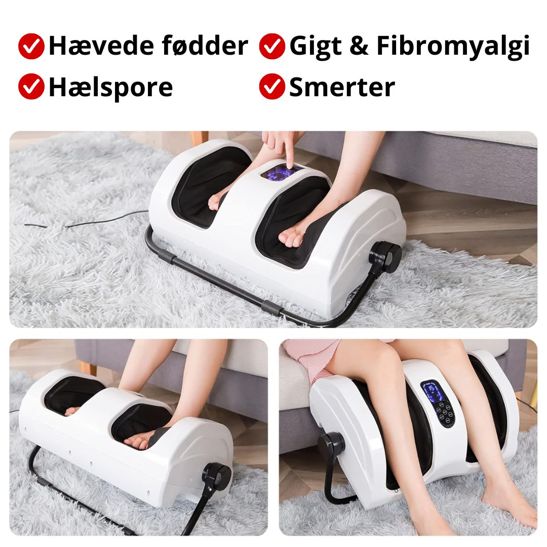 Fod- og lægmassageapparat + HomeMassager (PAKKETILBUD)