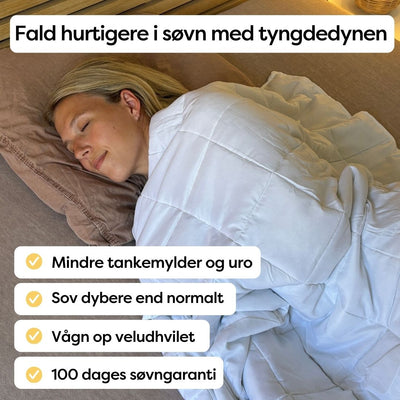 Tyngdedyne til voksne (140x200cm) - Vågn op frisk og udhvilet hver dag