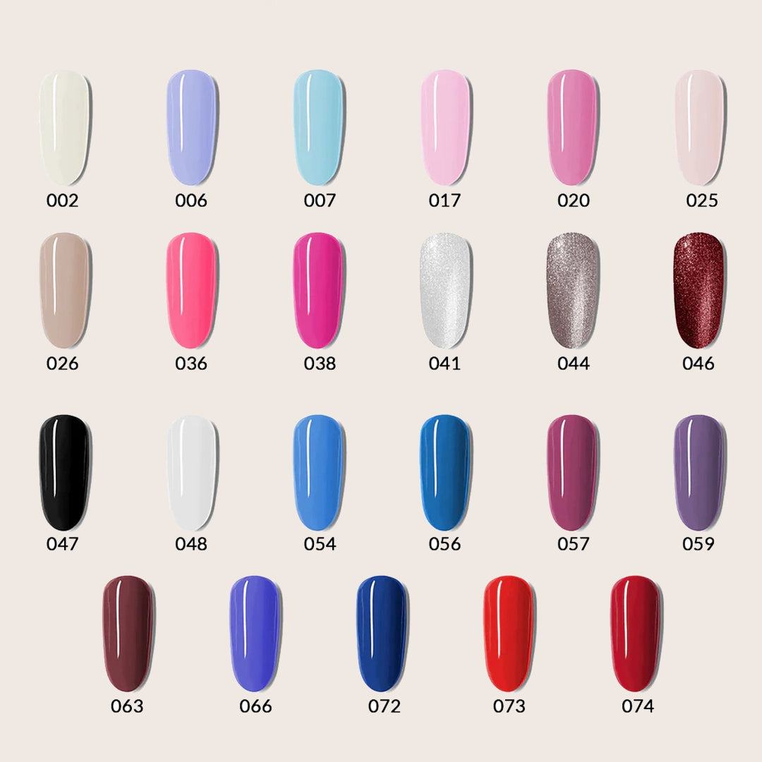 Gel Nail Polish - Luksus Startpakke Inkl. 3 gratis farver