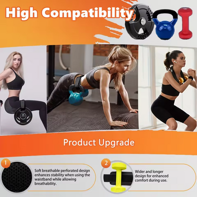 Pro-Grade Hip Thrust Belt – Forbedr styrketræning, kropsøvelser og pilates med håndvægte og kettlebells