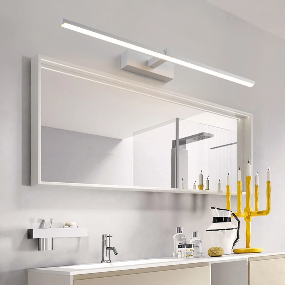 LED-spejlbelysning badeværelse Nordisk badeværelse spejlskab spejl makeup Væglampe