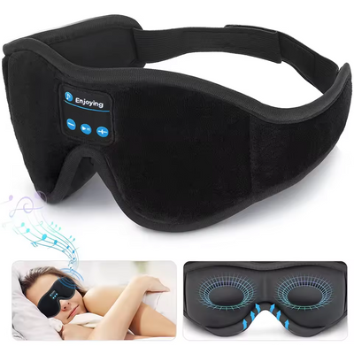3D Musik Søvn Øjenmaske Bluetooth Øjenmaske Komfortabel Musik Øjenmaske Musik Bluetooth Høreværn